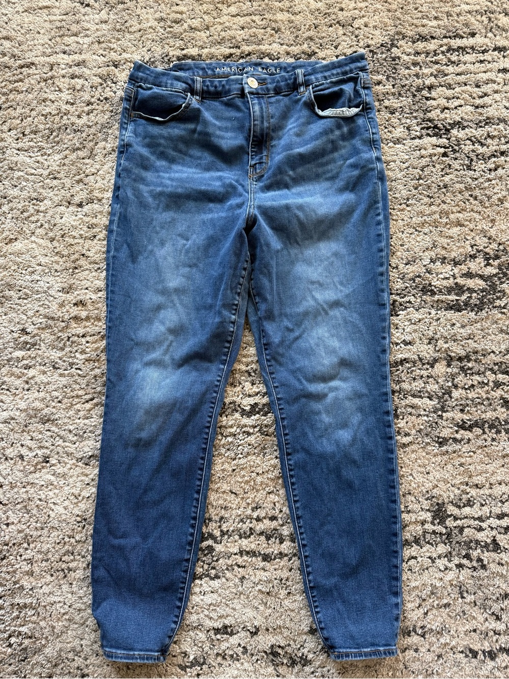 American Eagle Outfitters Women’s Dark Blue Skinny Jeans